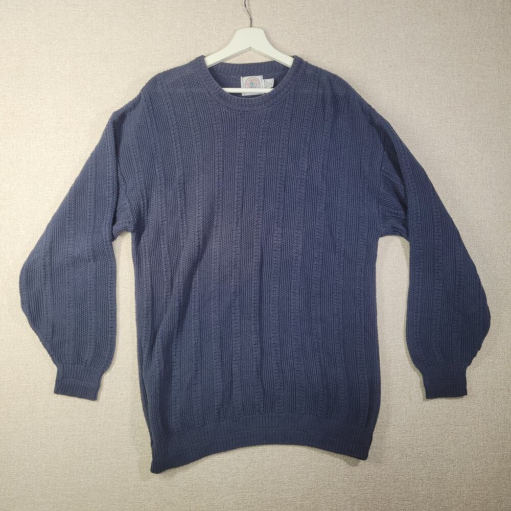 Cape Isle Knitters 100% Cotton Pullover Sweater XL